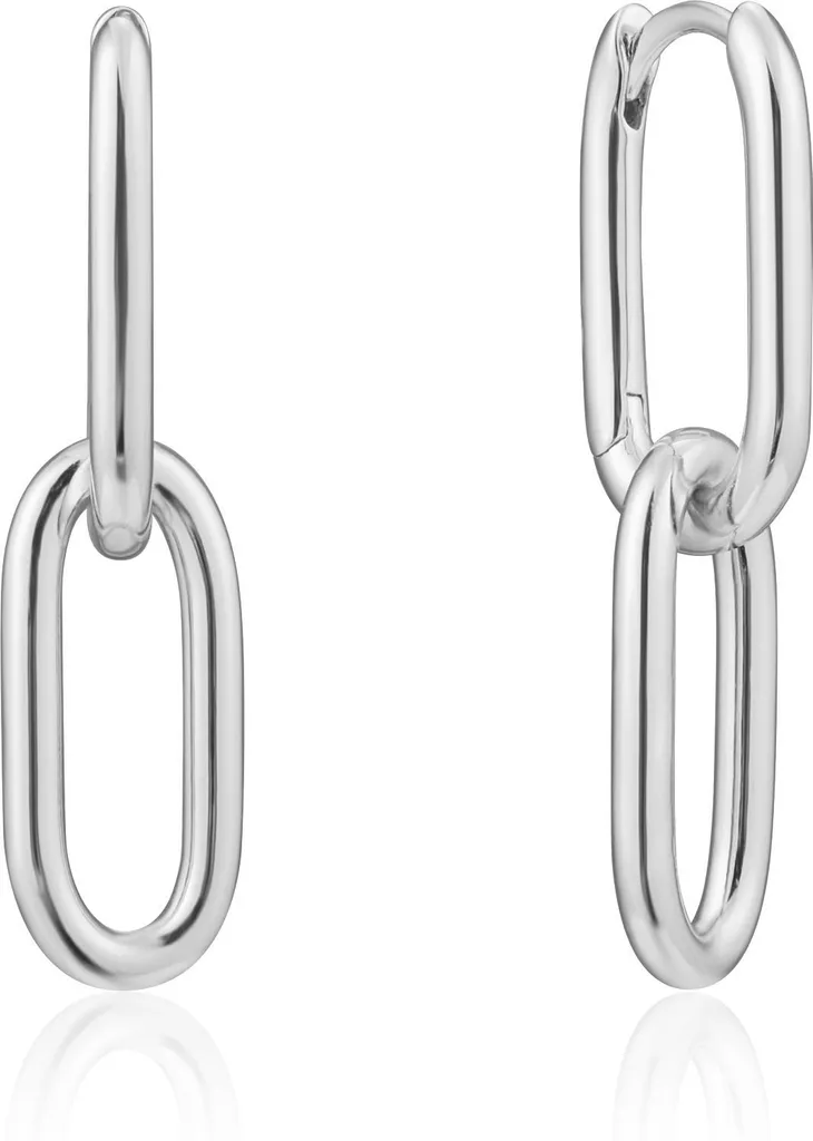 Orecchini Donna Ania Haie E021-03H In Argento Sterling 925, Colore Grigio, Dimensioni 2 Cm, Con Astuccio