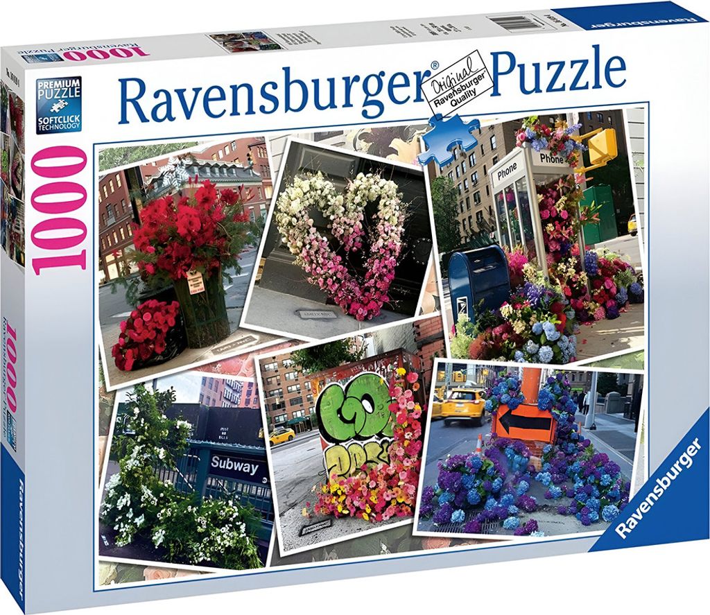 RAVENSBURGER Puzzle Blumen in New York 1000 Teile