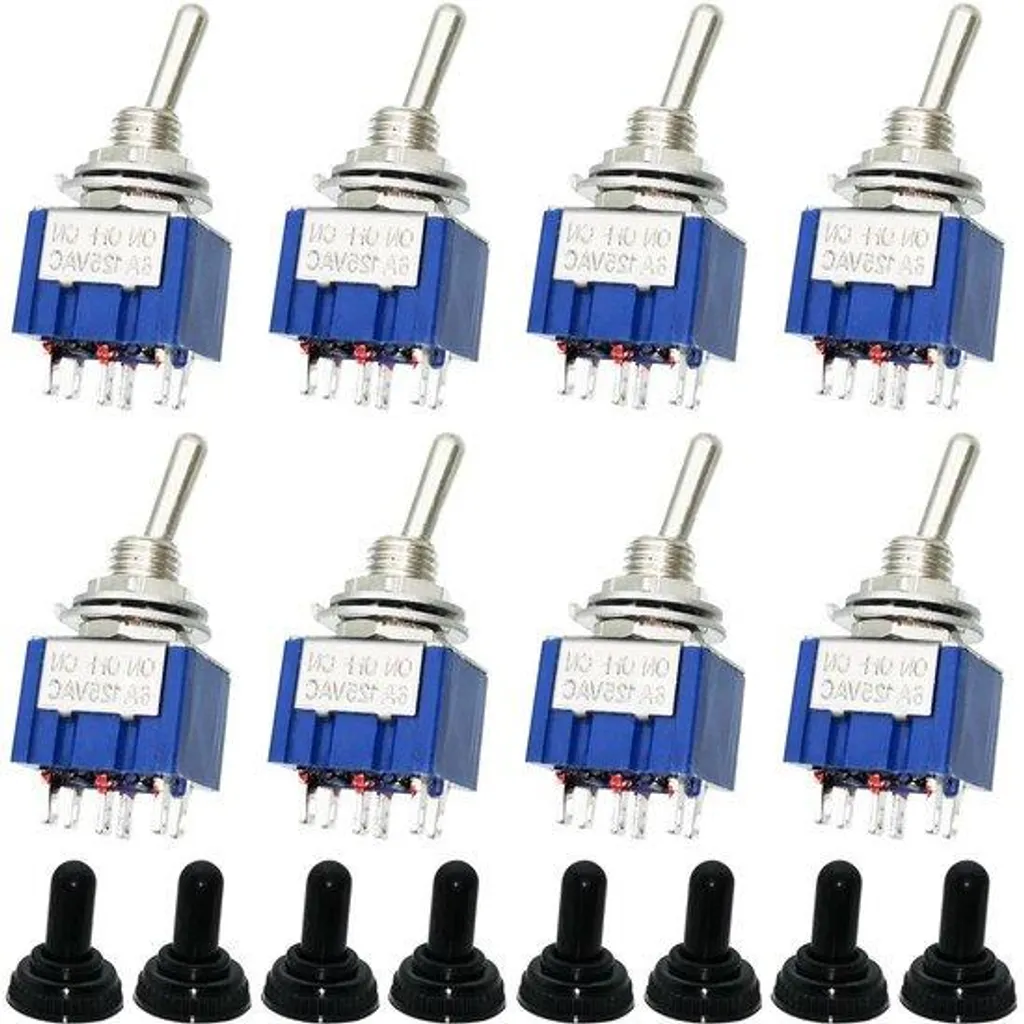 Double Interrupteur DPDT pour Montage Marine et Automobile 12V 24V