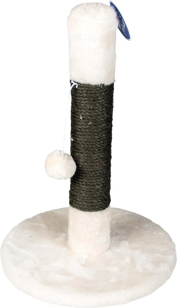 Arbre à chat stable Duvo+ Sole coloris sable en peluche douce et sisal