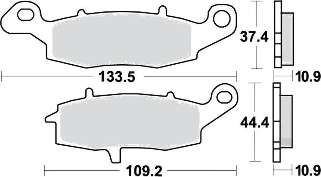 Plaquettes de frein arrière Suzuki VL 1500 Intruder : Stop aux bruits