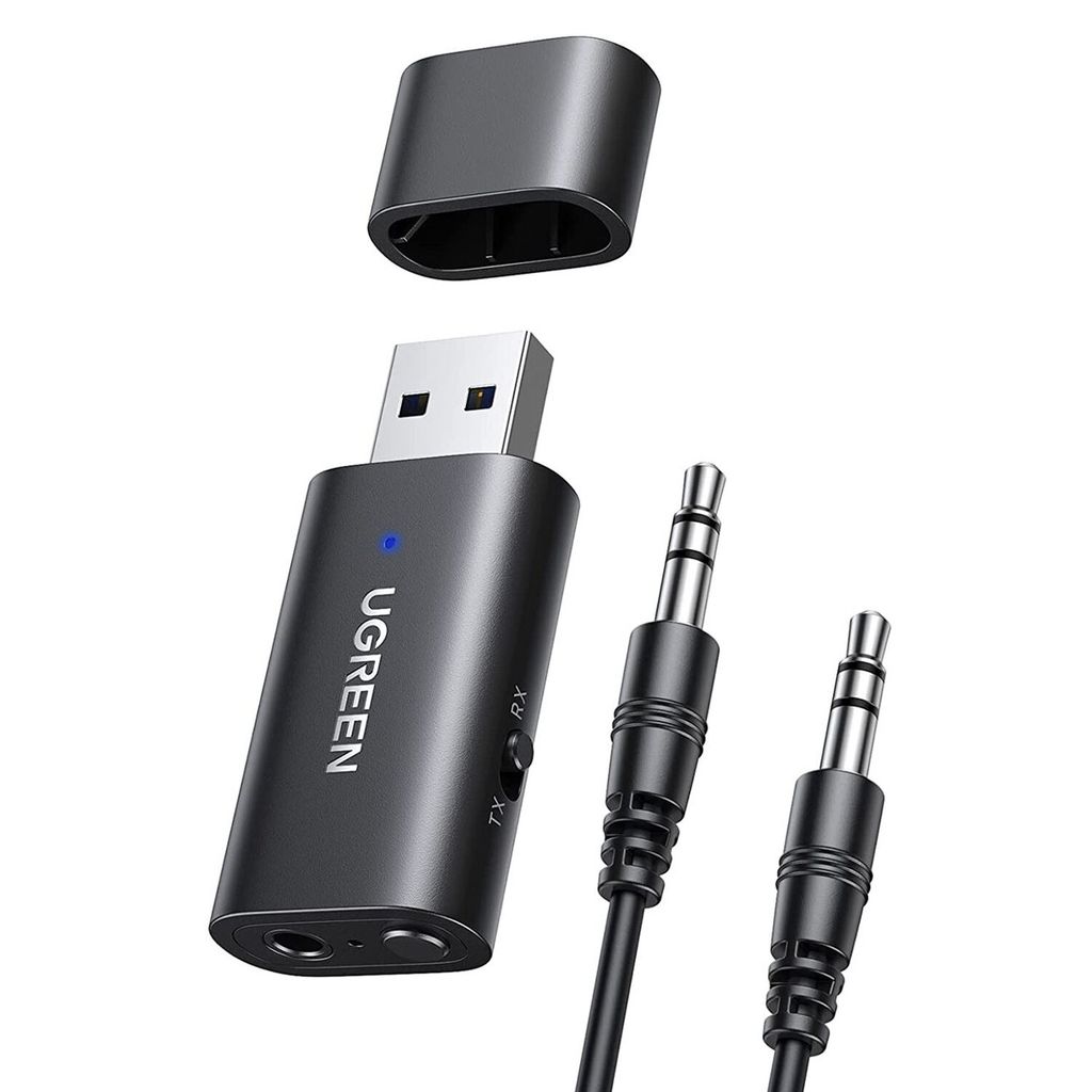 Kaufe 2 in 1 Wireless Bluetooth 5.0 Empfänger Sender Adapter 3,5 mm Klinke  für Auto Musik Audio Aux A2dp Kopfhörer Empfänger Freisprecheinrichtung
