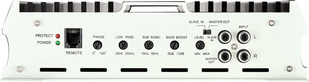 Ampli voiture mono pour caisson de basse 800W avec télécommande déportée - 9