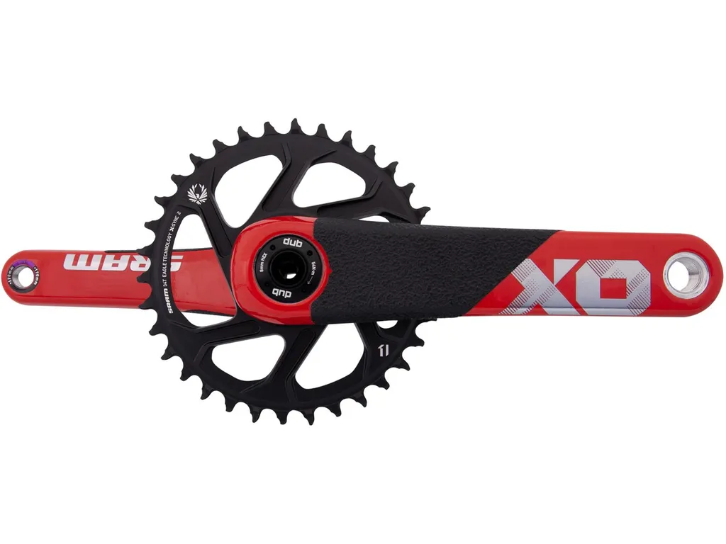 Pédalier Sram X01 DH DUB83 170mm Rouge avec Plateau X-SYNC2 34 Dents