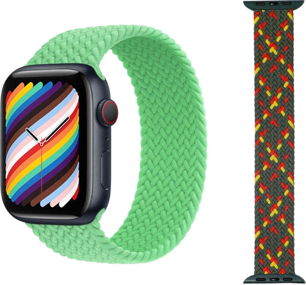 Für Apple Watch Series 10 46mm / 1 + 2 Ultra 49mm 9 / 8 / 7 45 / 6 SE 5 4 44 / 3 2 1 42mm Uhr Nylon Armband Ersatz