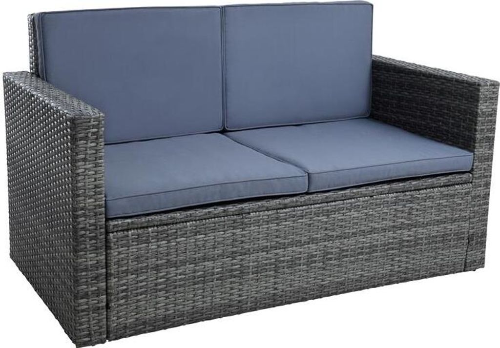 Gartenmöbel Polyrattan Sitzgruppe Lounge Gartensofa Produktbild 7