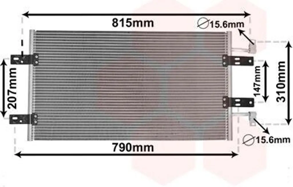 Réparer Clim HS : Condenseur Van Wezel pour Trafic II, Vivaro, Primastar