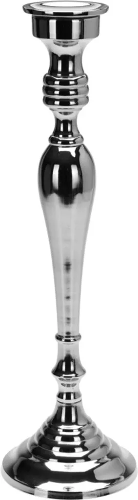 Regalo Esclusivo: Candeliere XL Argento 48cm Metallo Mod4 Pesante