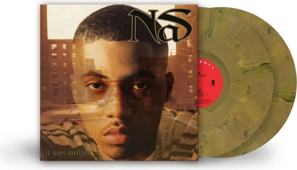 Nas It Was Written Vinyle Or et Noir Marbré Réédition Limitée 2 LP
