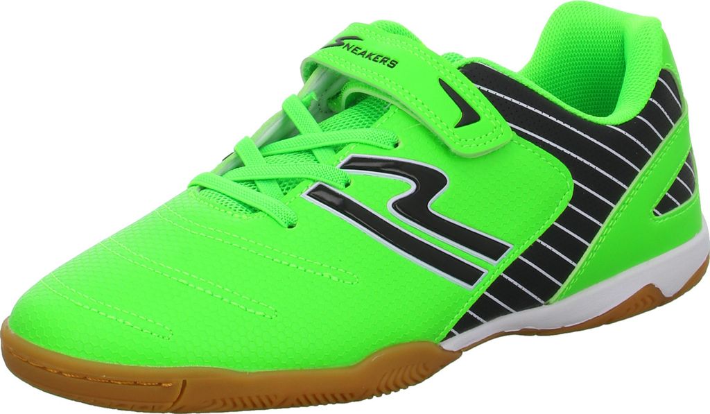 Sneakers Kinder-Sportschuh-Hallenschuh-Indoorschuh Grün-Schwarz, Farbe:grün, EU Größe:40
