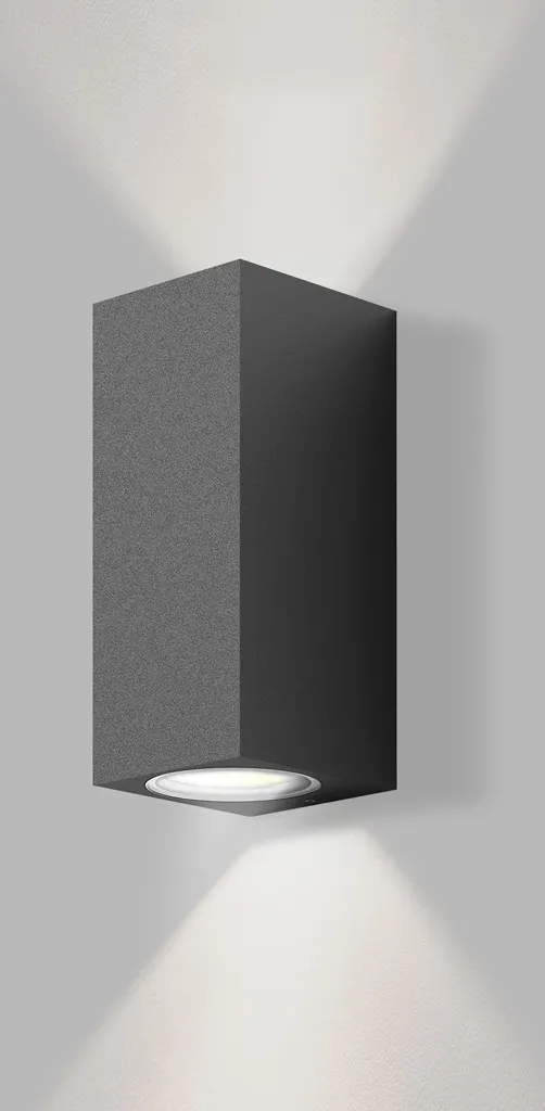 Applique murale LED ROMY anthracite anti-éblouissement pour extérieur