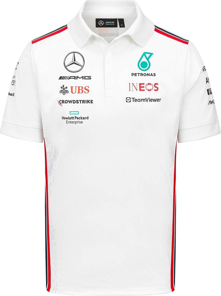 Mercedes AMG PETRONAS Team Polo - weiß