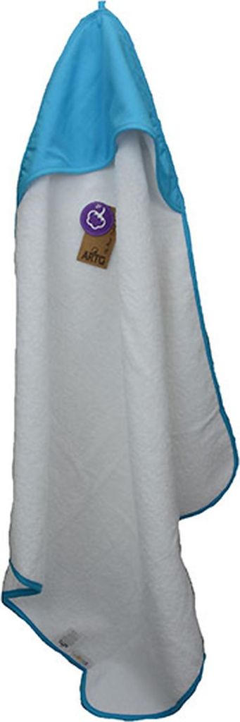 A&R 731.50 | PRINT-Me Baby Hooded Towel Kapuzenhandtuch - 75 x 75 cm - Farbe: White/Aqua Blue/Aqua Blue - Größe: 75 x 75 cm