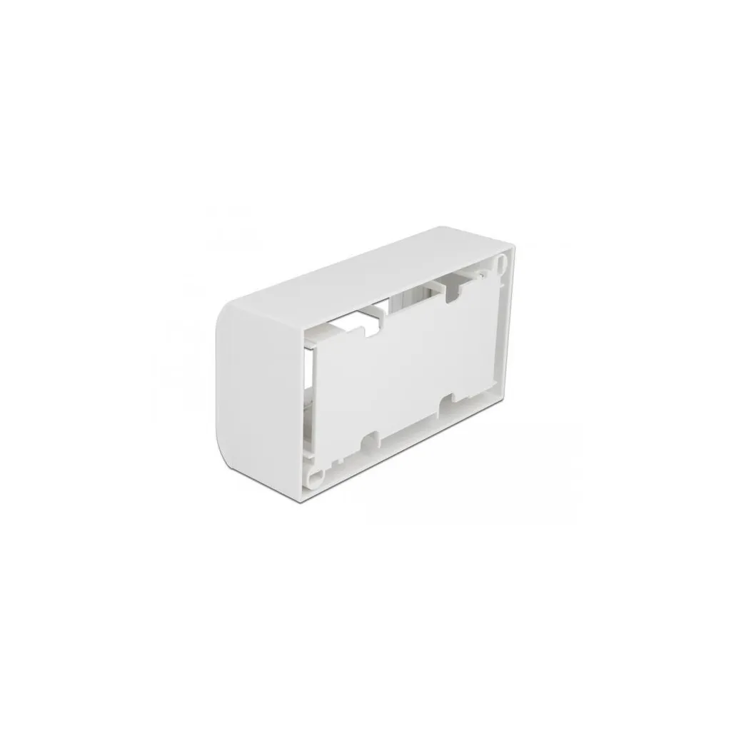 Cadre Delock Easy 45 Blanc pour 3 Modules - Boîtier Saillie 152mm - 2