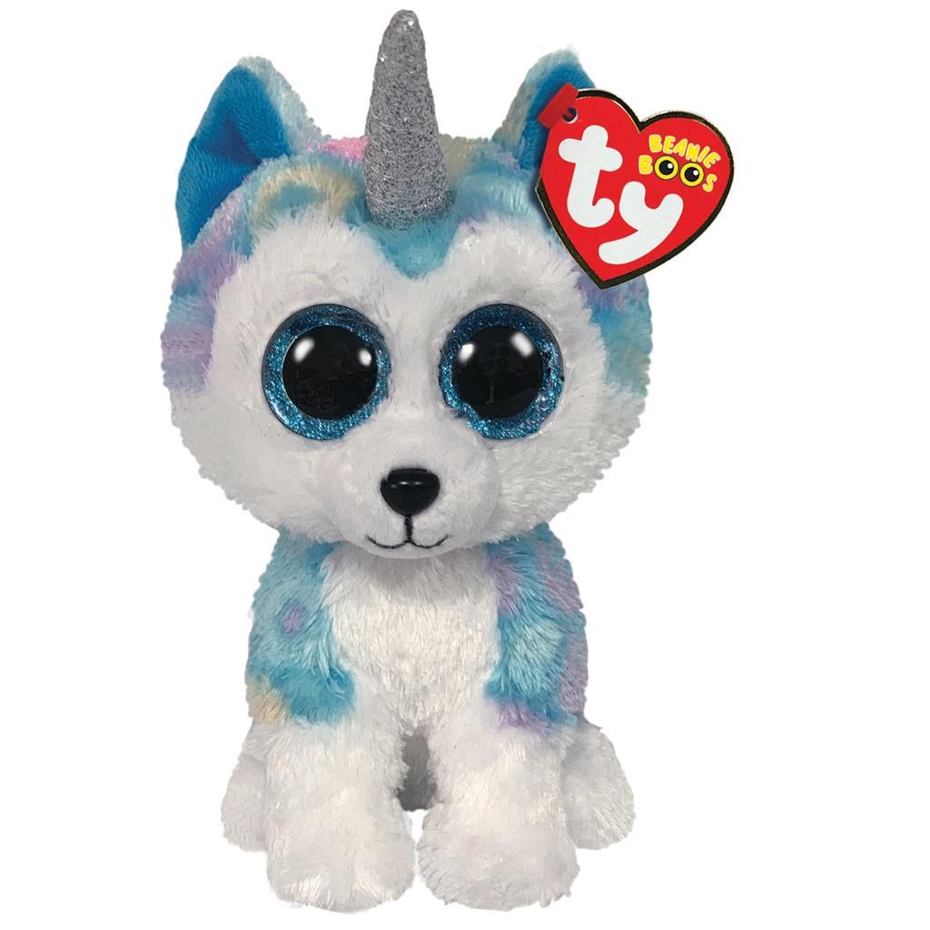 TY Beanie Boos Helena, Spieltiere, Blau, Violett, Weiß, Seide, China, 85 mm, 70 mm