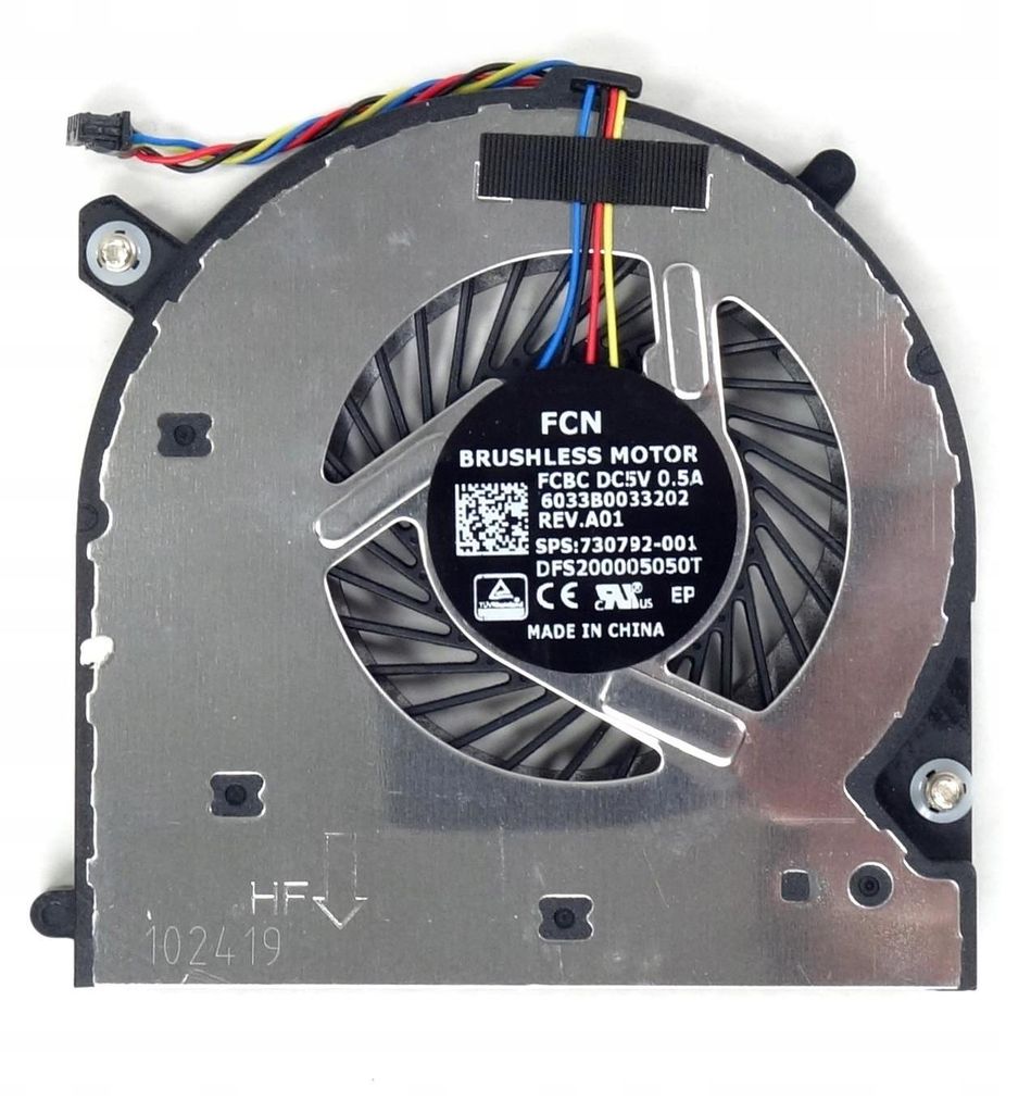 HP 740 740 745 755 840 850 Zbook 14 G1 G1 G2 Lüfter Obrázek produktu 