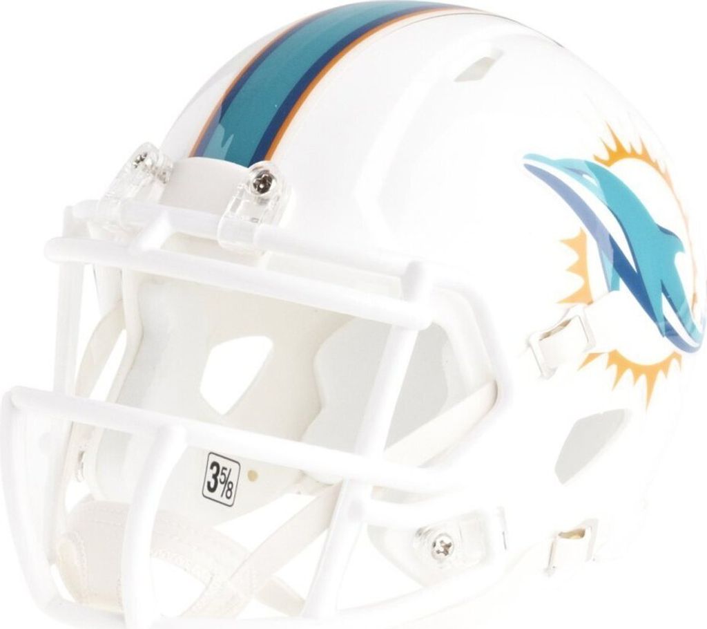 Riddell Mini Football Helm - NFL Speed Miami Dolphins 2018