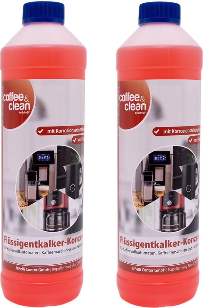 2L Flüssig Entkalker für Kaffeevollautomaten Bosch Jura Melitta Philips Siemens