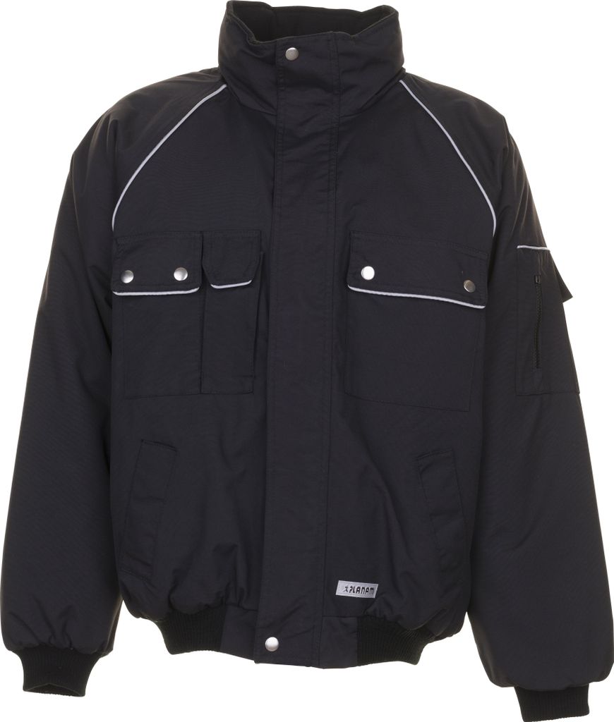PLANAM unisex Arbeitsjacke CANVAS 320 schwarz Größe L