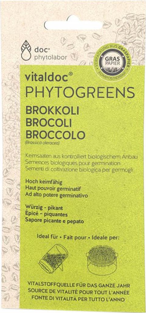 vitaldoc® PHYTOGREENS Keimsaat - Broccoli 50g Produktbild 