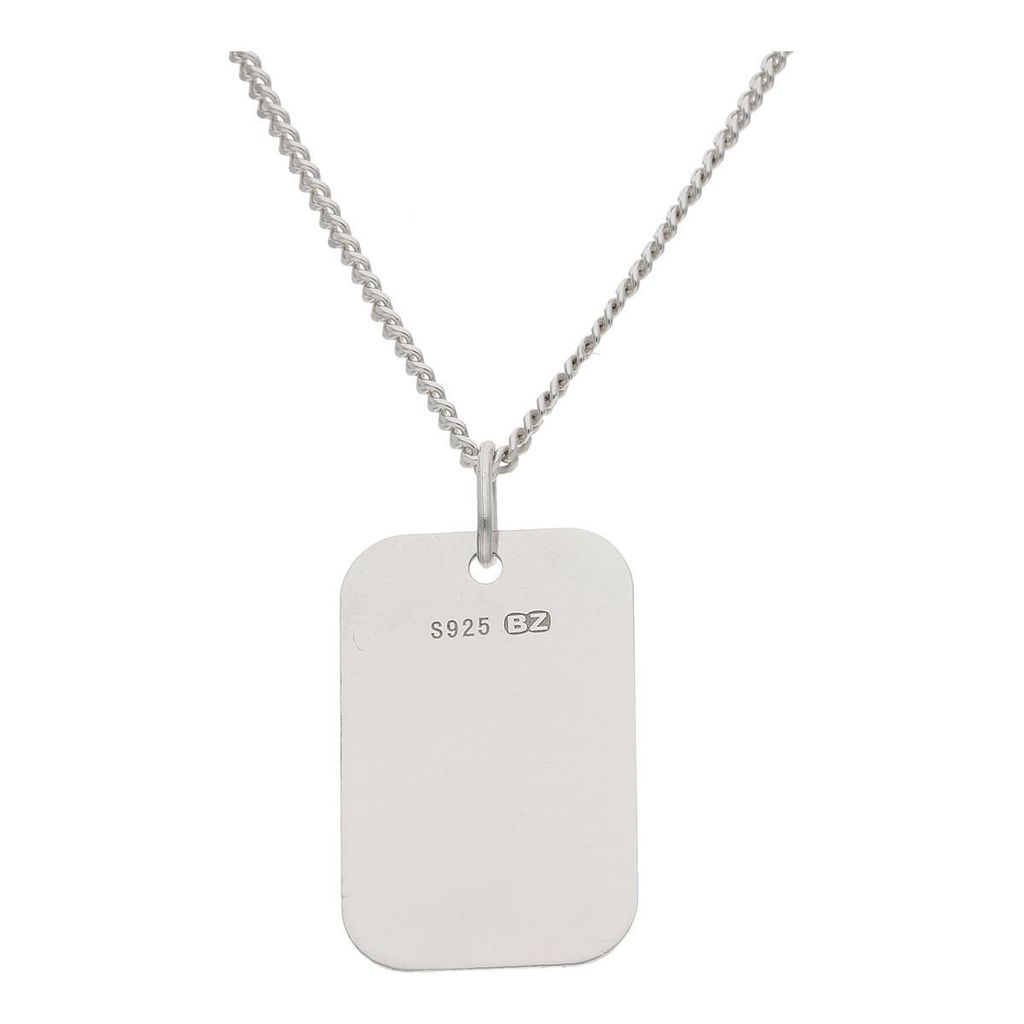 JuwelmaLux Anhänger 925/000 Sterling Silber Gravurplatte JL16-02-0329