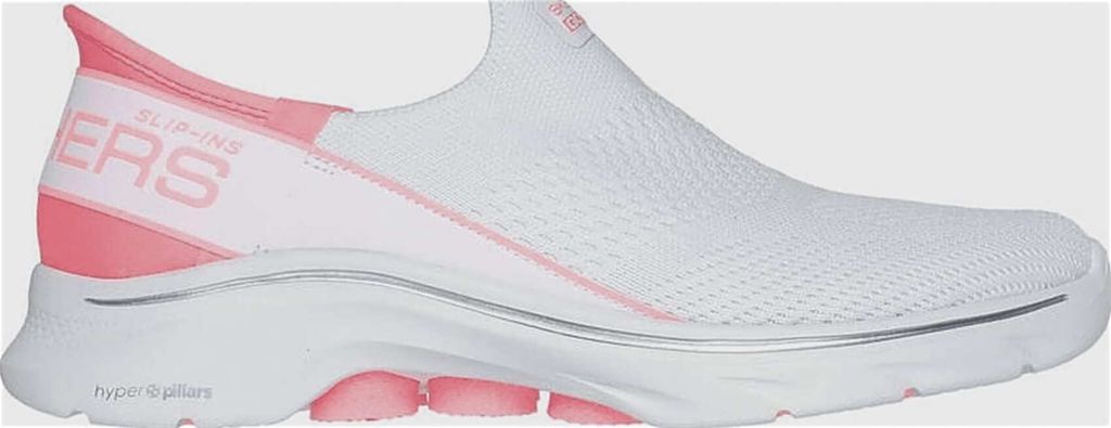 Skechers Sportliche Slipper Damen 736B6563686572735F313235323331 Weiß 41 EU