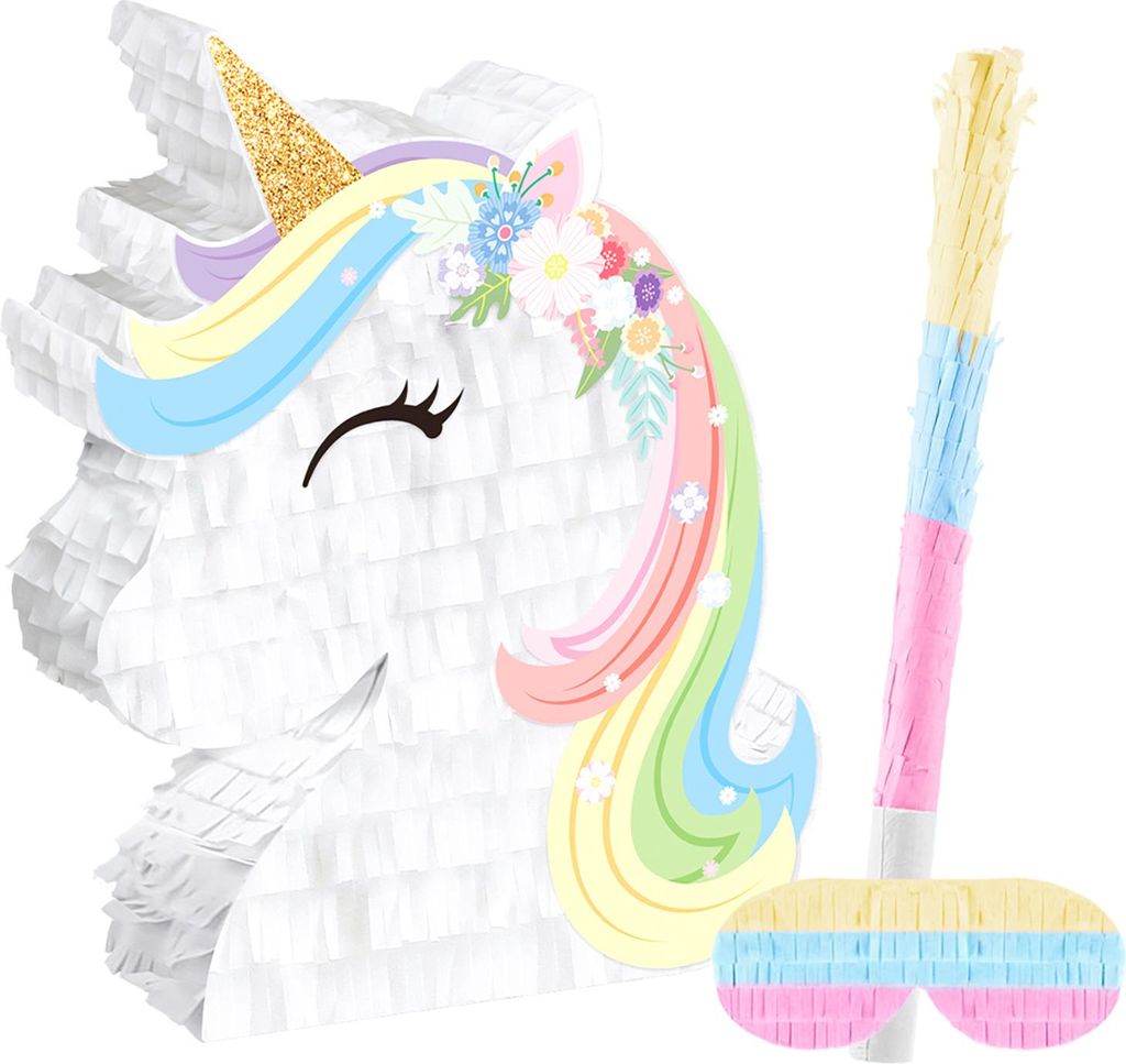 Geburtstagsparty-Piñata, Tier-Waldland-Thema, Piñata mit Stock, Augenbinde, Konfetti für Kindergeburtstage