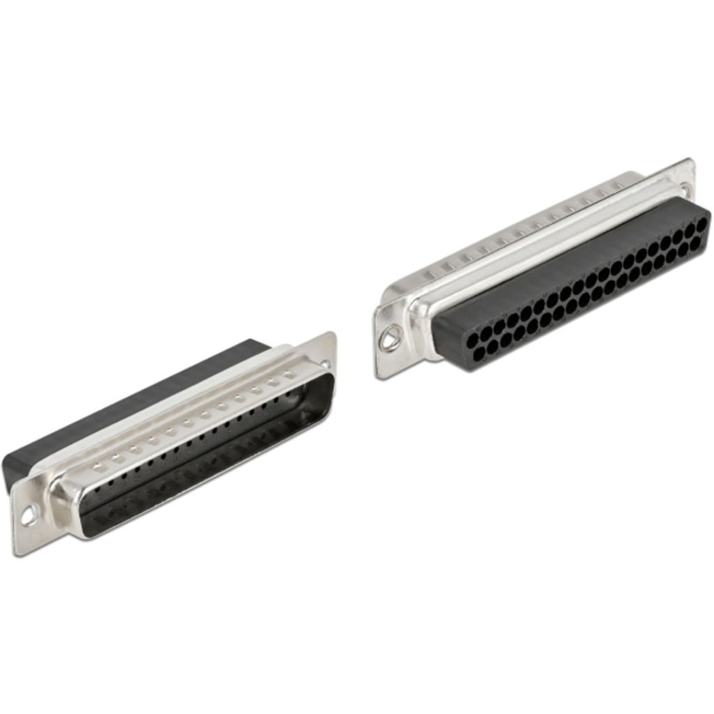 DeLOCK D-Sub 37 Pin Crimp Stecker, Metall, 2 Stück, D-Sub Produktbild 