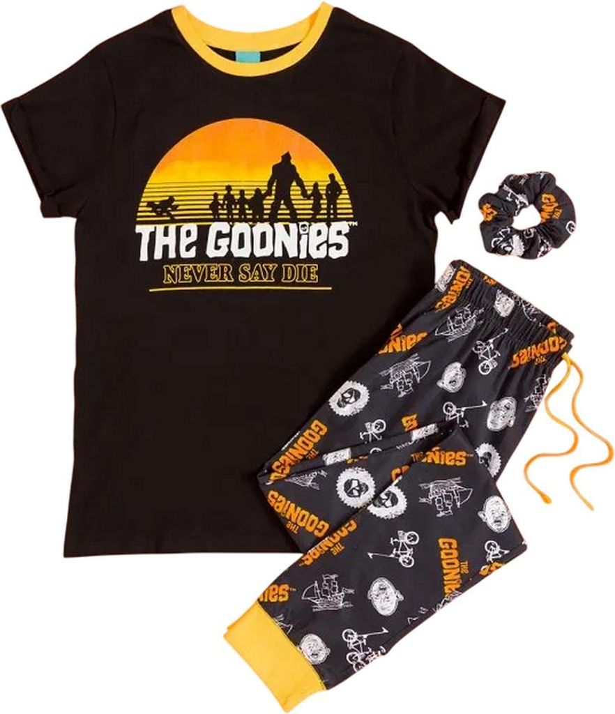 The Goonies - "Never Say Die" Schlafanzug für Damen TT1017 (L) (Schwarz)