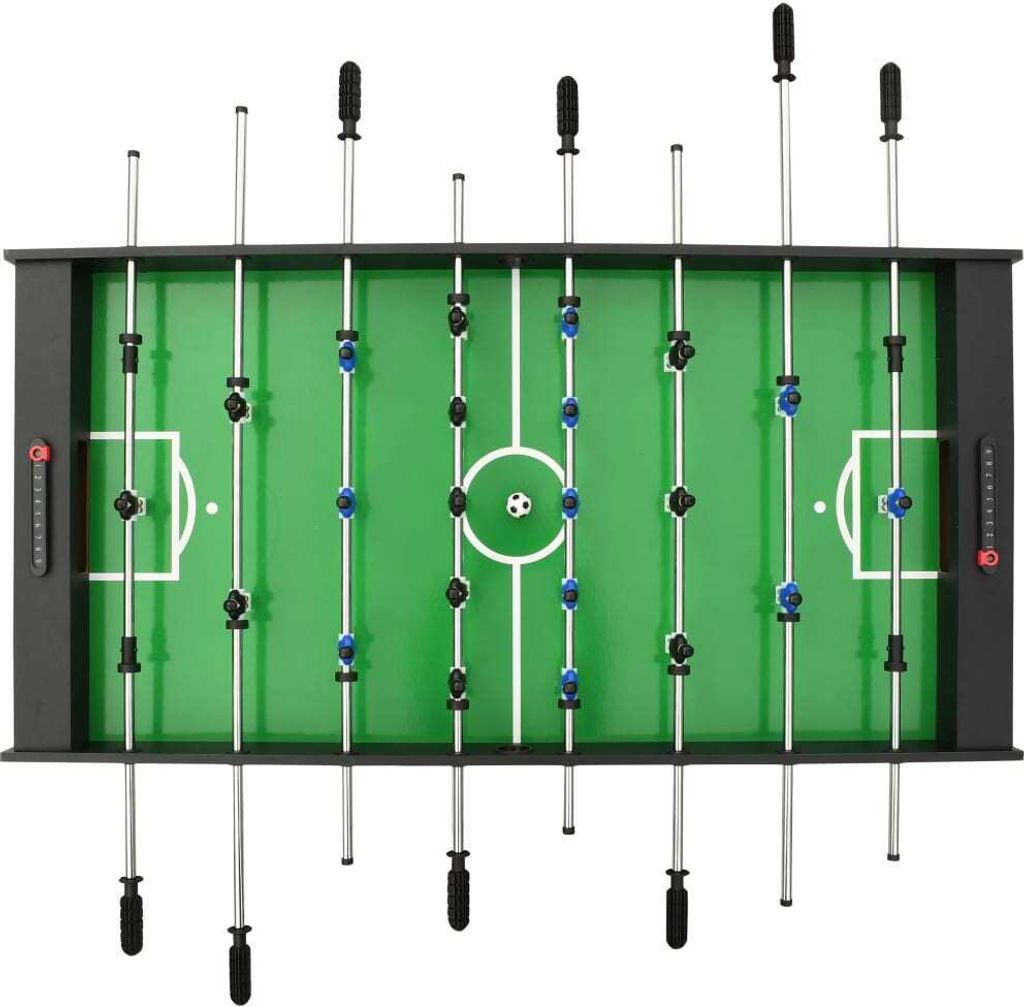 vidaXL Skládací stolní fotbal 121 x 61 x 80 cm černý Obrázek produktu 4