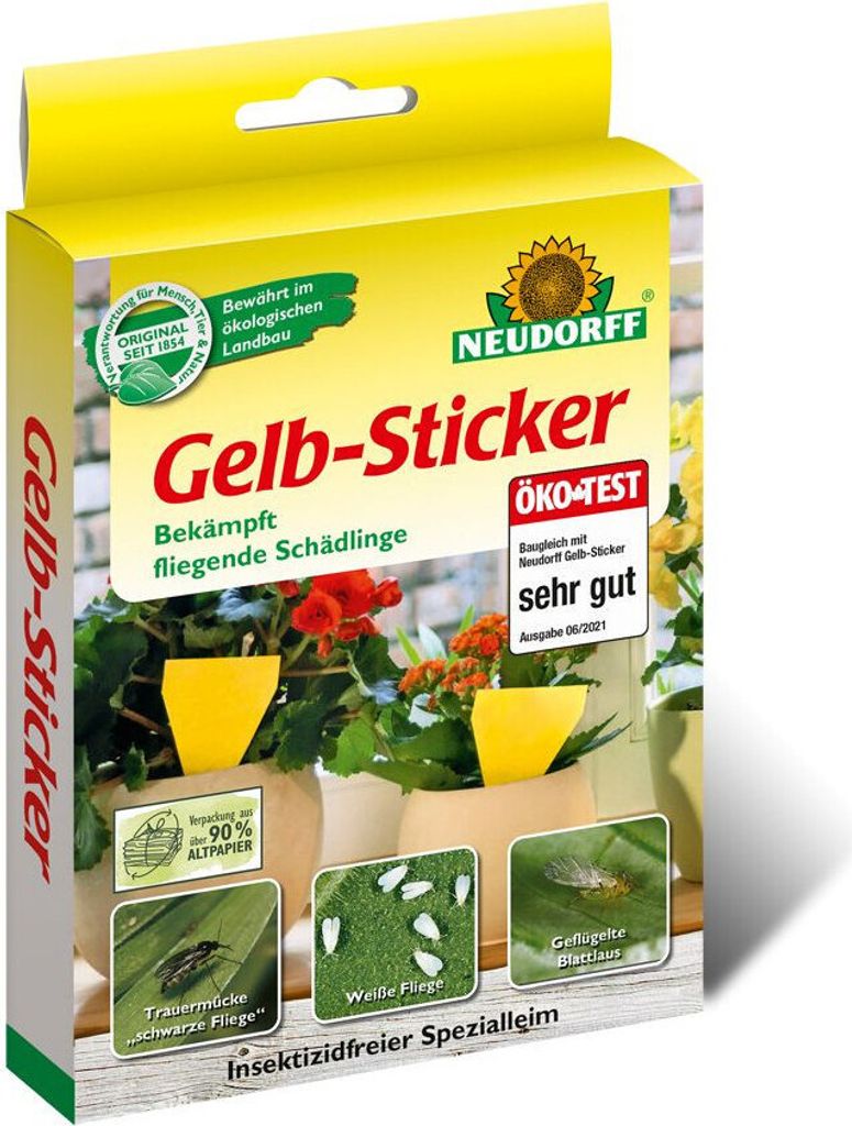 Neudorff Gelb-Sticker 10 Stück Produktbild 23