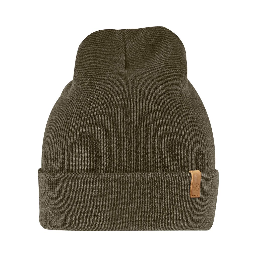 Fjällräven Classic Knit Hat Dark Olive Ski Mütze