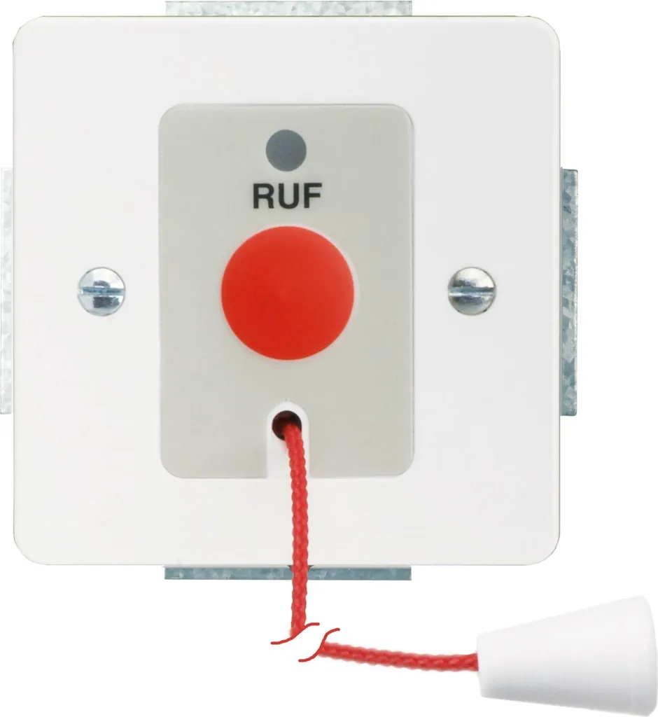Bouton-poussoir d'appel Elso rws 740034 - Mécanisme complet blanc polaire