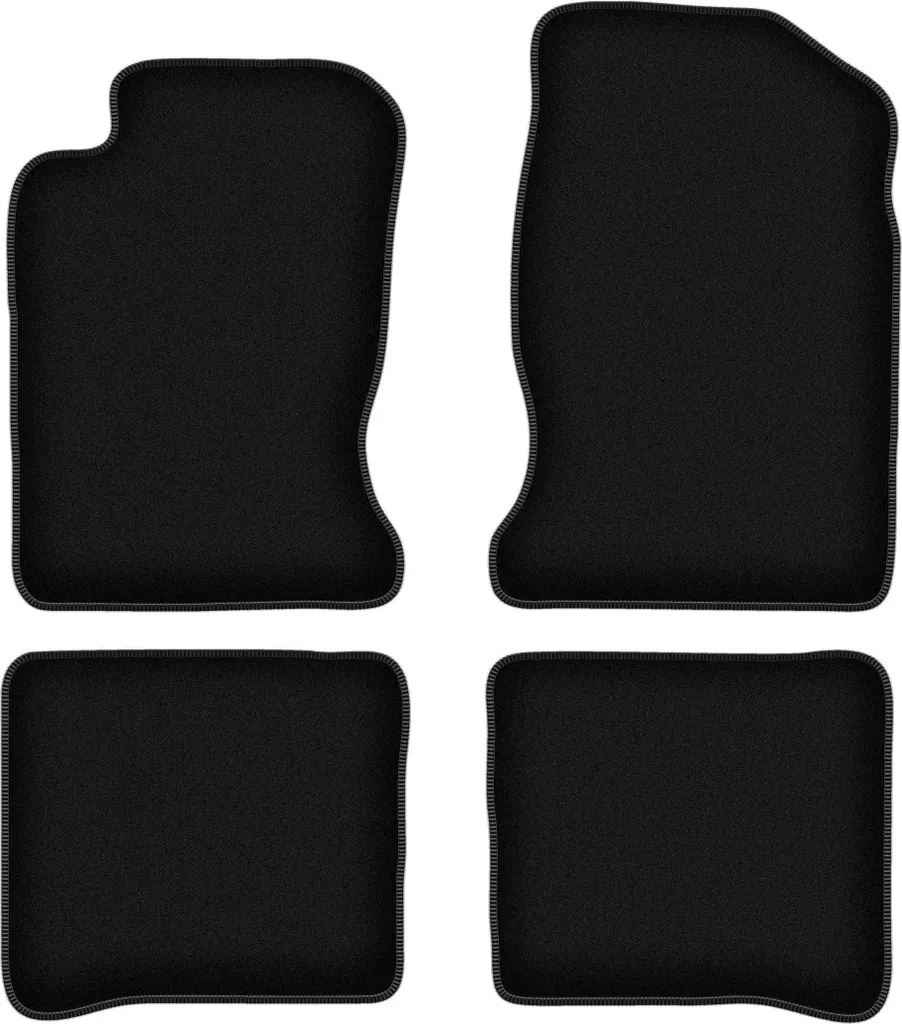 Tappetini Velluto Toyota Carina E 1992-1998 | Set 4 Pezzi Neri