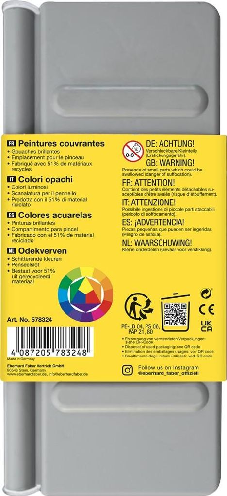 Eberhard Faber EF-578324 Verfdoos Winner 24 Kleuren + Immagine del prodotto 