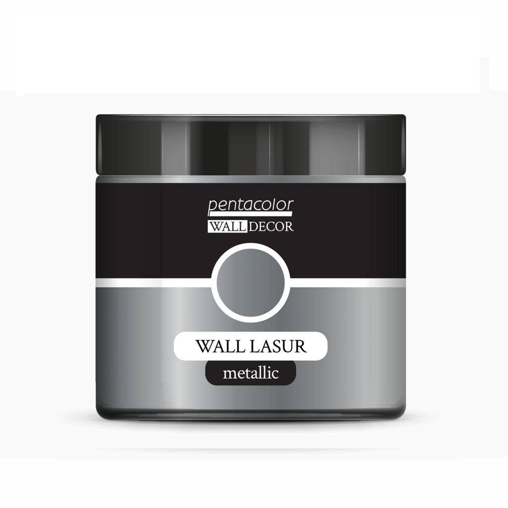 PENTART Wandlasur, Metallic, 500 ml, Silber
