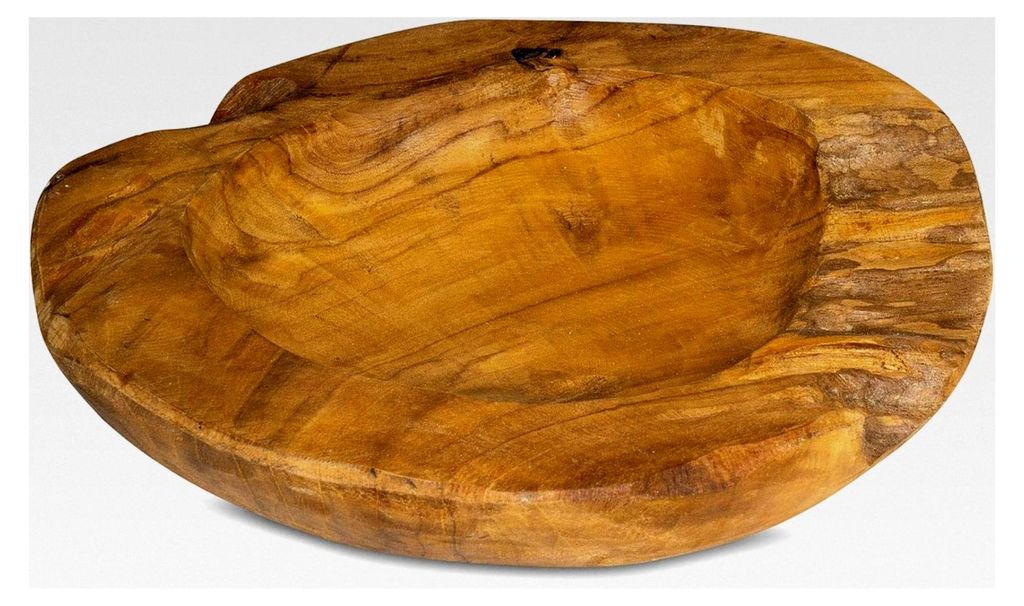 Schale aus Teakholz 30cm