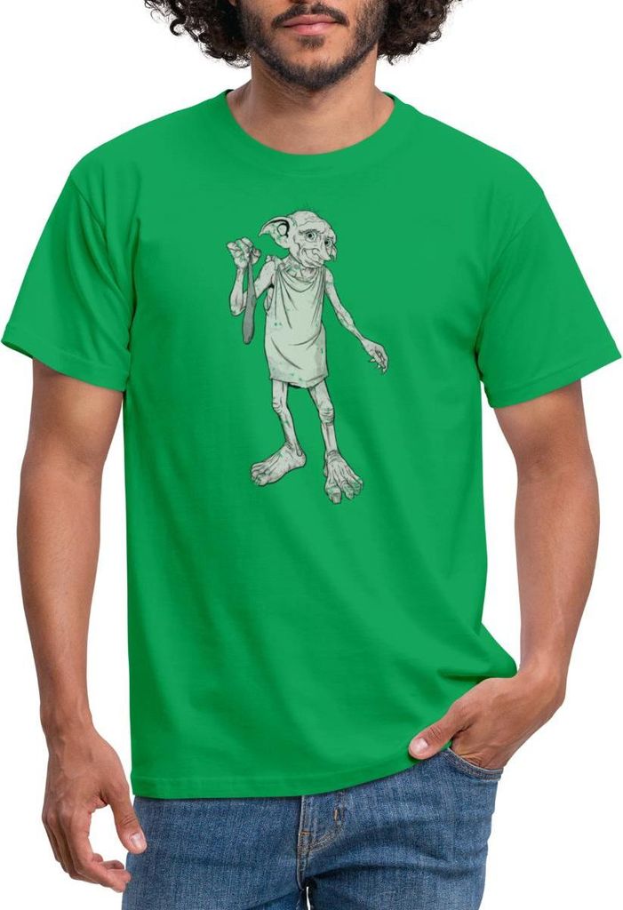 Spreadshirt Harry Potter Dobbys Geschenk Männer T-Shirt, XXL, Kelly Green