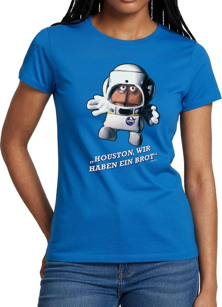 Spreadshirt Bernd Das Brot Houston Wir haben Ein Brot Spruch Frauen T-Shirt, XL, Royalblau