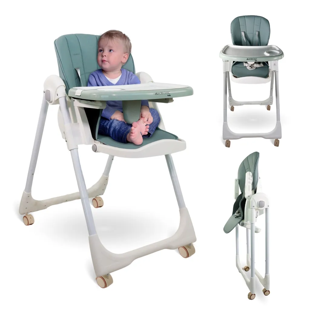 Chaise Haute Simba Mobiclinic avec Harnais 5 Points et Roues à Frein