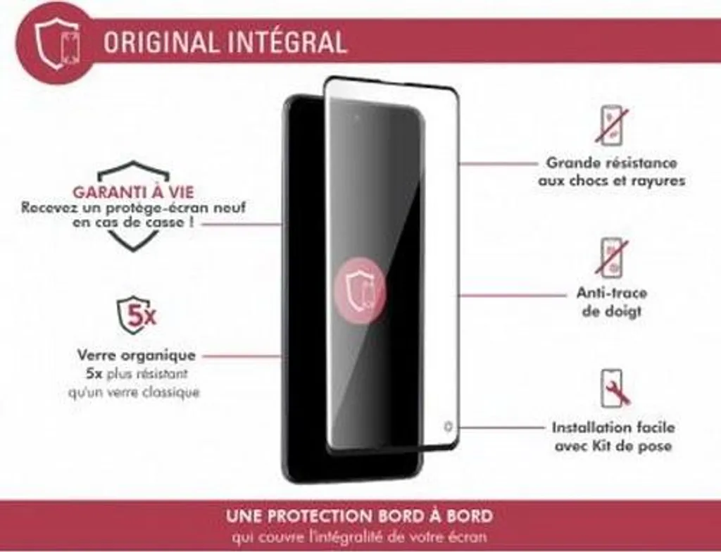 Vetro Temperato Samsung A51 Force Glass 2.5D - Protezione Display 9H+