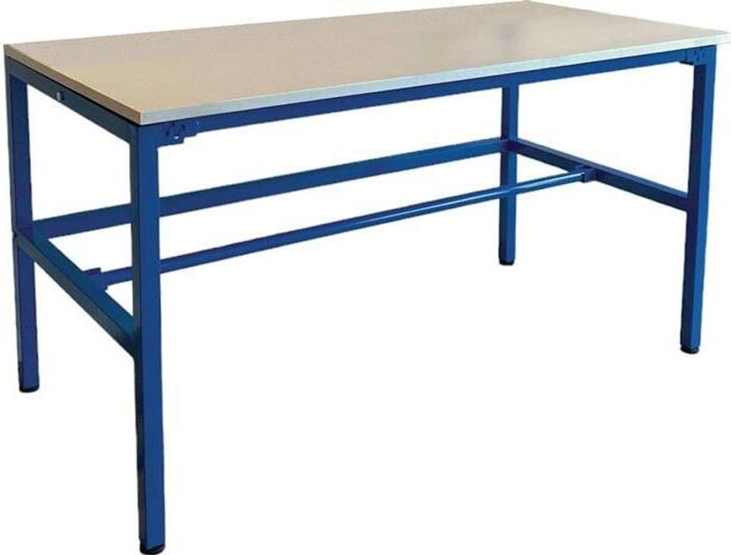 Packtisch B2000xT800xH850 mm Melaminharz Arbeitsplatte