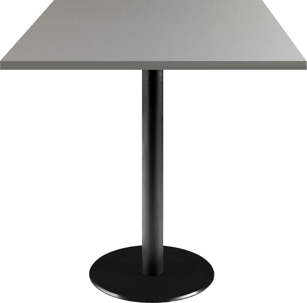 Tisch 70 x 70 cm – Modell Rome in Metallic-Grau