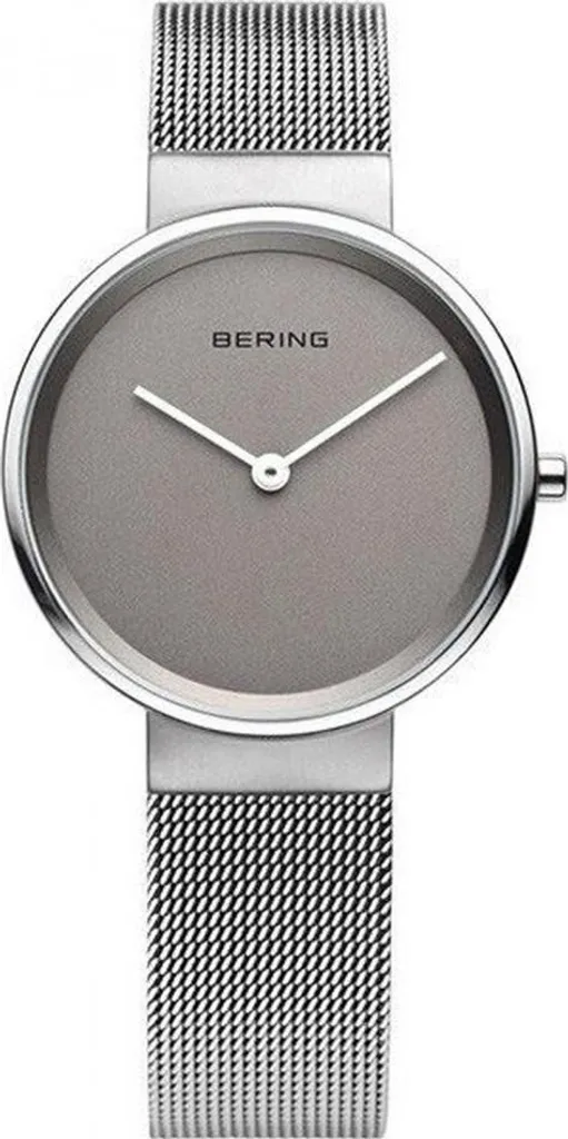 Montre femme BERING 14531-007 bleu marine design classique épuré