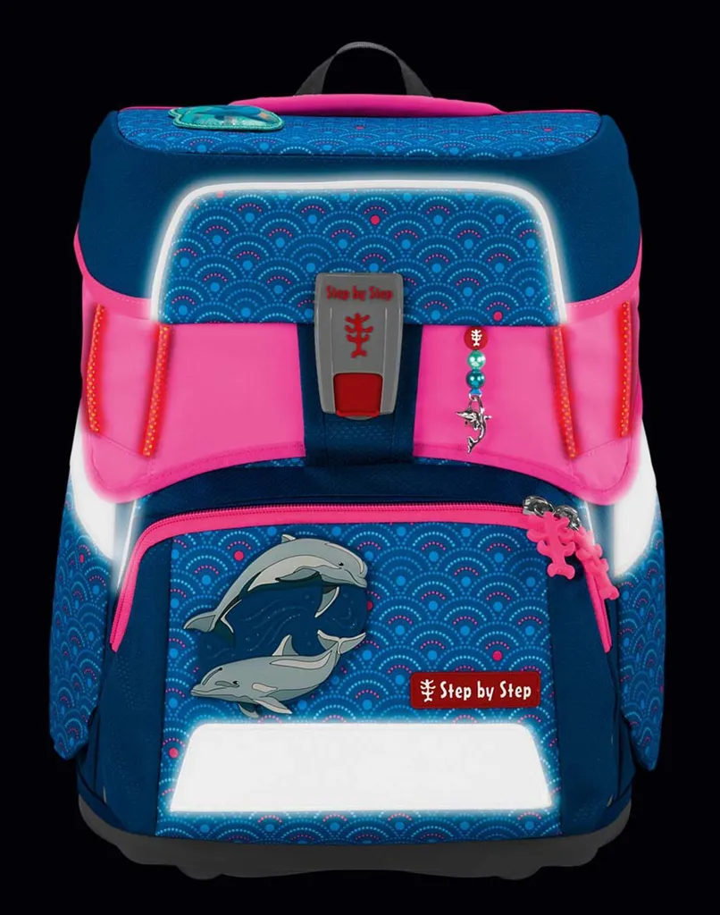 Pull-over Neon Pink Step by Step : Sécurité et Style pour Cartables - 2
