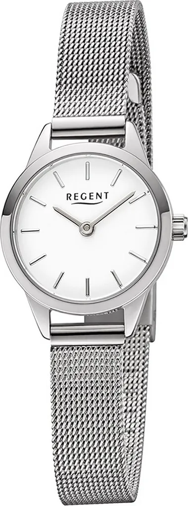 Montre Regent F-1165 métal argenté lisible et robuste pour femme