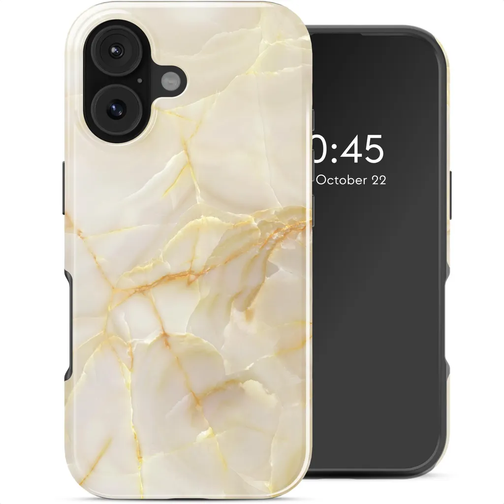 Cover iPhone 17 MagSafe Selencia Vivid Marmo Beige | Offerta