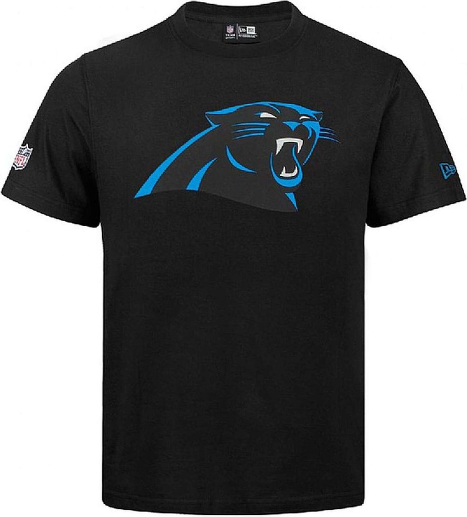 New Era Herren T-Shirt NFL Carolina Panthers Logo schwarz M