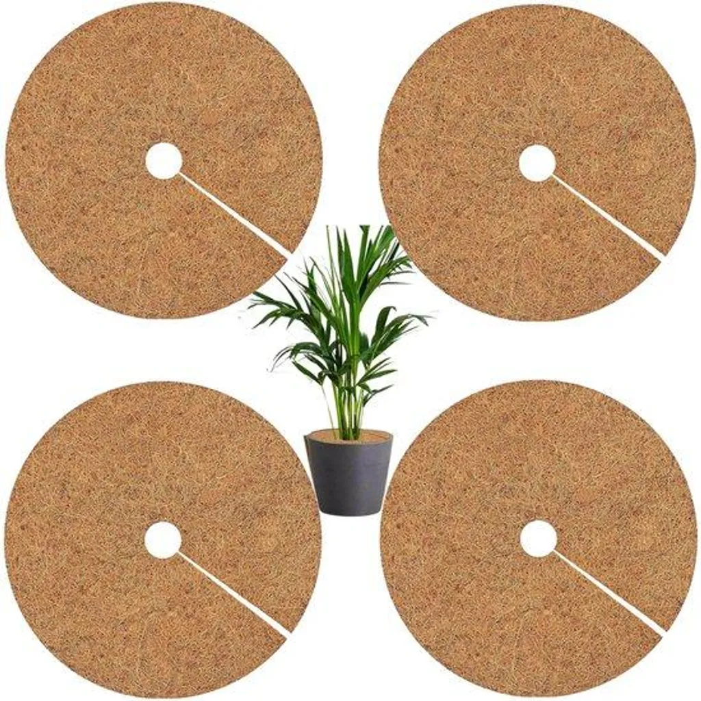Tapis de protection circulaire en fibre de coco Ø 30 cm pour l'hiver