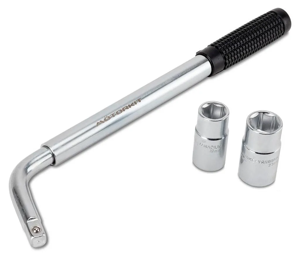 Clé pour écrous de roue de secours - Kit de dépannage auto MOTOR16507